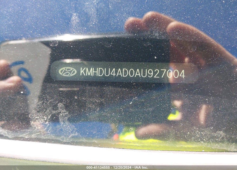 2010 HYUNDAI ELANTRA GLS VIN: KMHDU4AD0AU927004