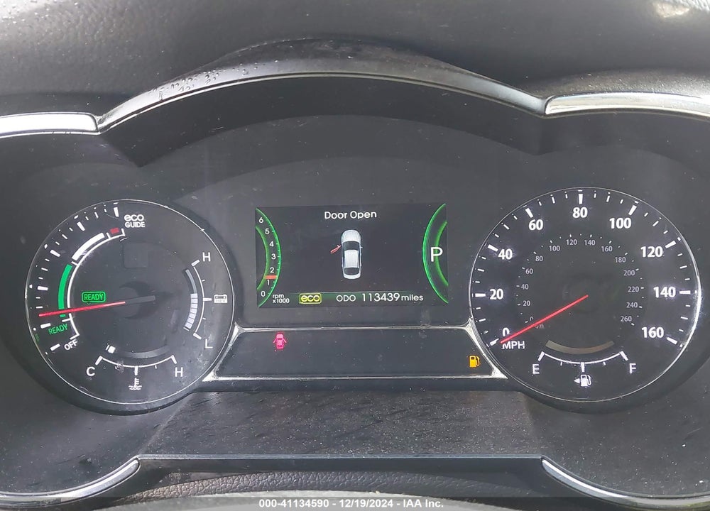 2013 KIA OPTIMA HYBRID VIN: KNAGM4AD8D5054065