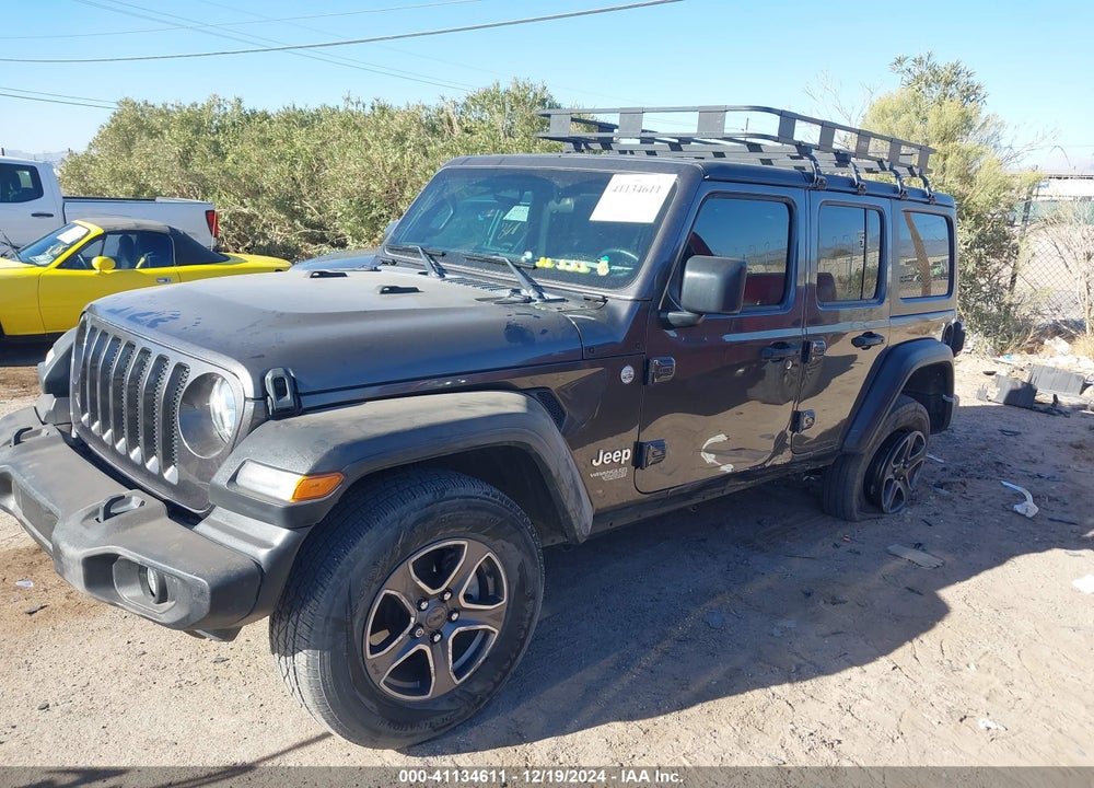 2018 JEEP WRANGLER UNLIMITED SPORT S 4X4 VIN: 1C4HJXDG2JW208881