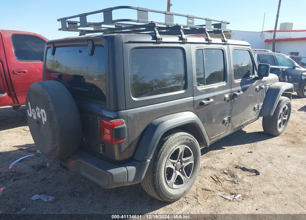 2018 JEEP WRANGLER UNLIMITED SPORT S 4X4 VIN: 1C4HJXDG2JW208881