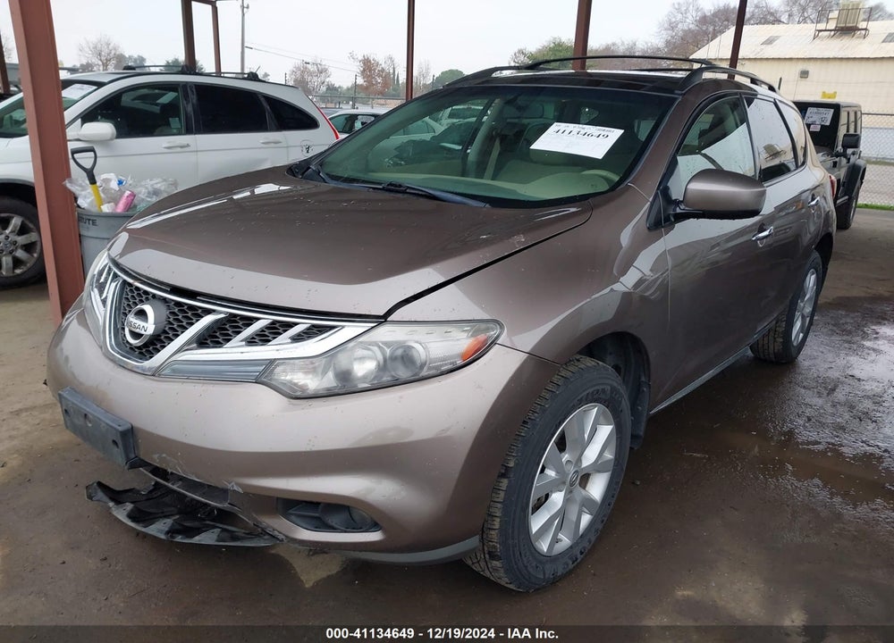 2011 NISSAN MURANO VIN: JN8AZ1MW2BW174431