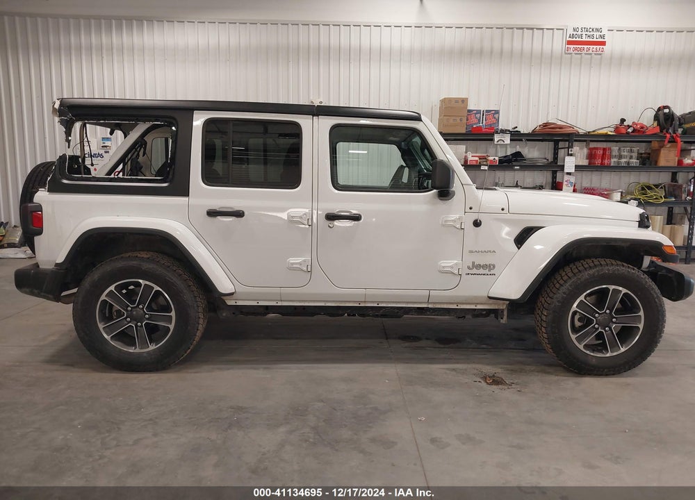 2023 JEEP WRANGLER 4-DOOR SAHARA 4X4 VIN: 1C4HJXEN9PW695020
