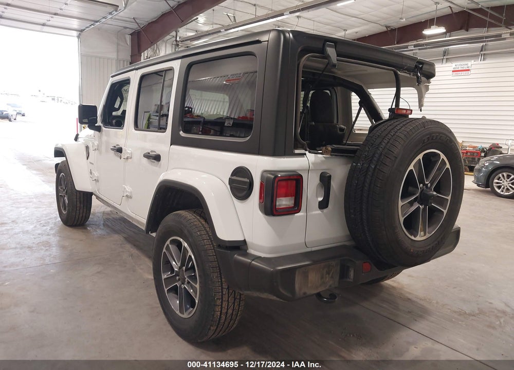 2023 JEEP WRANGLER 4-DOOR SAHARA 4X4 VIN: 1C4HJXEN9PW695020