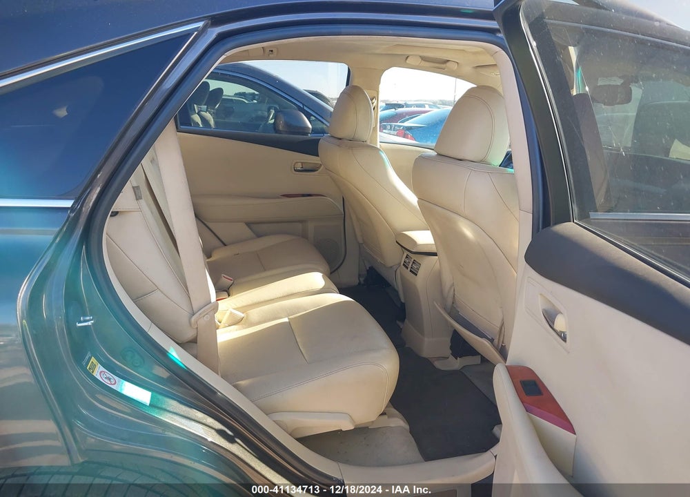 2010 LEXUS RX 350 VIN: 2T2ZK1BA8AC039791