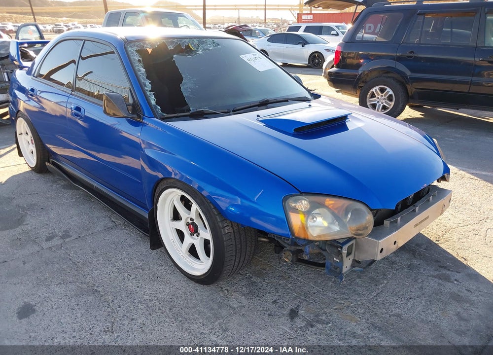 2004 SUBARU IMPREZA WRX VIN: JF1GD29604G523866