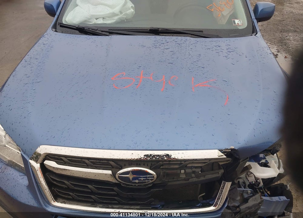 2018 SUBARU FORESTER 2.5I PREMIUM VIN: JF2SJAGC4JH555680