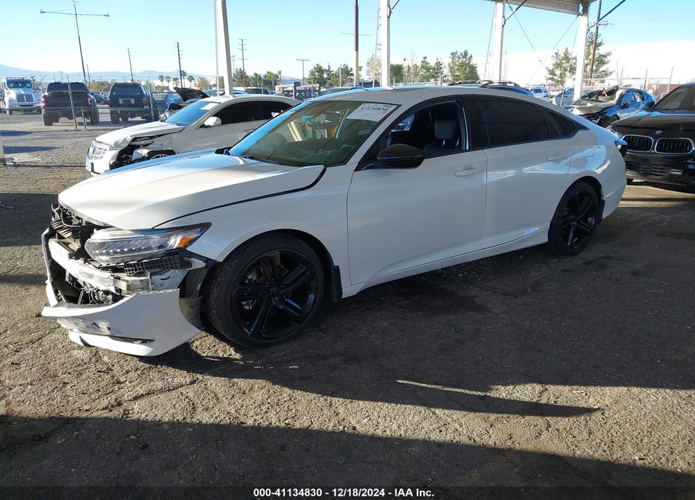 2022 HONDA ACCORD VIN: 1HGCV2F36NA009221
