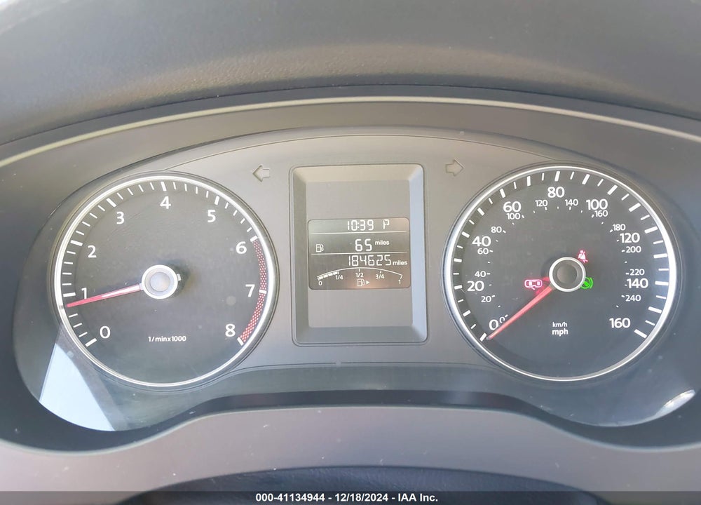 2013 VOLKSWAGEN JETTA 2.5L SE VIN: 3VWDP7AJ4DM427842