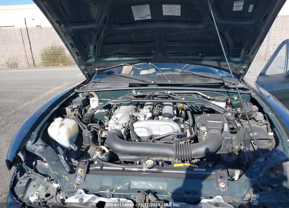 2002 MAZDA MX-5 MIATA CLOTH/LS/SE VIN: JM1NB353620230956