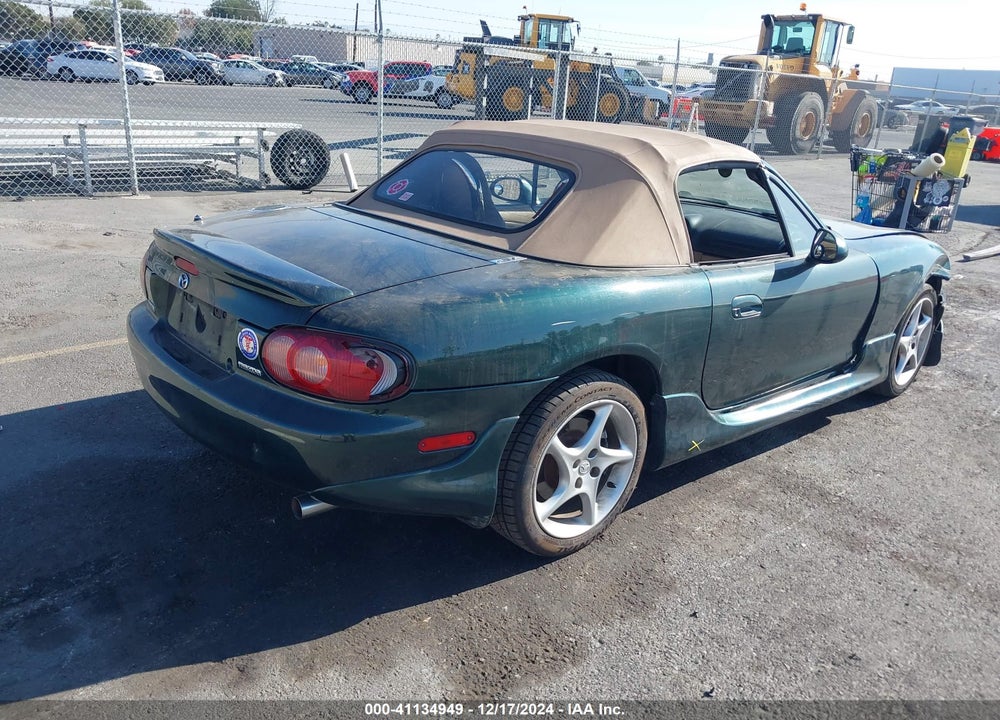 2002 MAZDA MX-5 MIATA CLOTH/LS/SE VIN: JM1NB353620230956