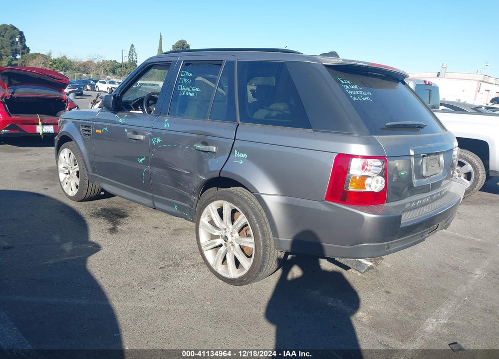 2007 LAND ROVER RANGE ROVER SPORT HSE VIN: SALSK25467A116133