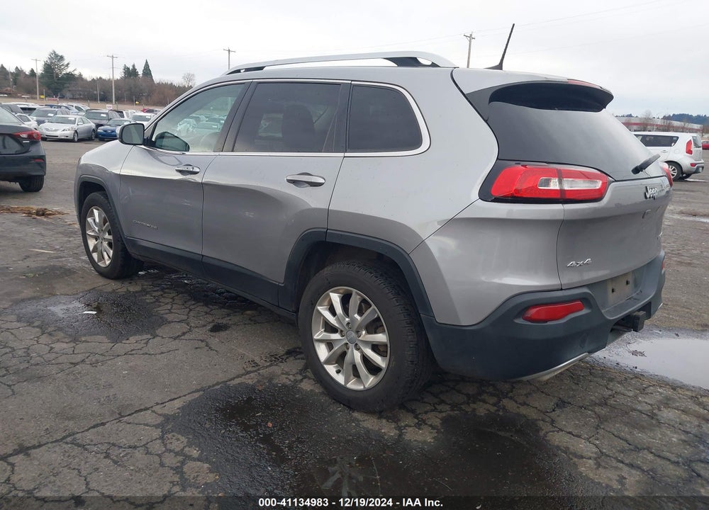 2016 JEEP CHEROKEE LIMITED VIN: 1C4PJMDS3GW102155