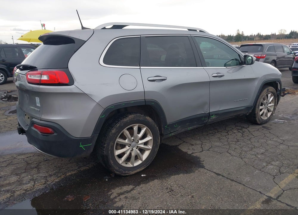 2016 JEEP CHEROKEE LIMITED VIN: 1C4PJMDS3GW102155