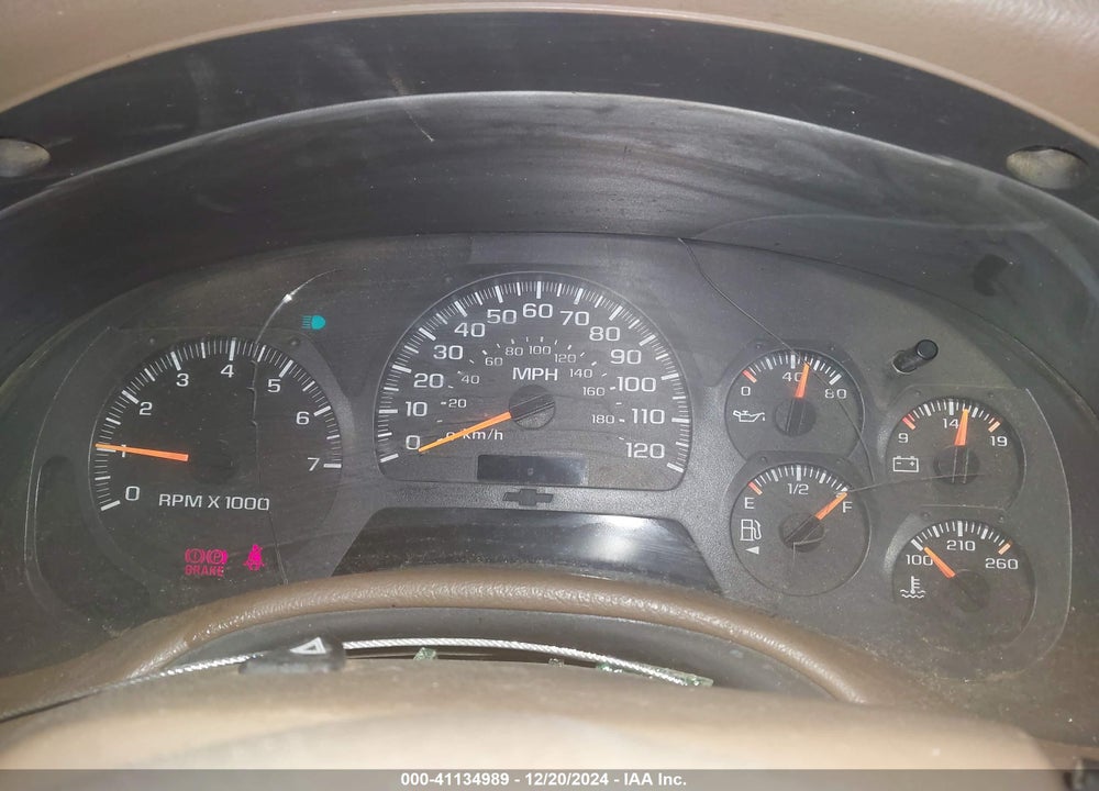 2002 CHEVROLET TRAILBLAZER LS VIN: 1GNDT13S822465734