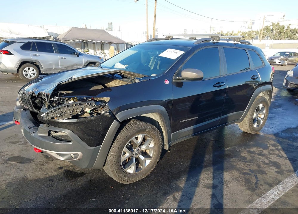 2015 JEEP CHEROKEE TRAILHAWK VIN: 1C4PJMBS1FW740499