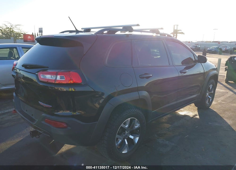 2015 JEEP CHEROKEE TRAILHAWK VIN: 1C4PJMBS1FW740499
