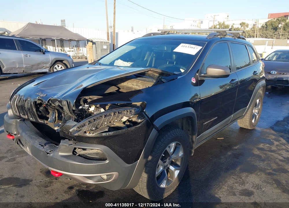 2015 JEEP CHEROKEE TRAILHAWK VIN: 1C4PJMBS1FW740499