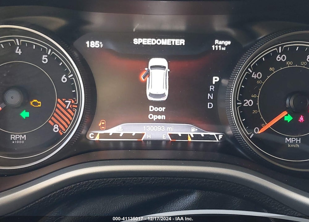2015 JEEP CHEROKEE TRAILHAWK VIN: 1C4PJMBS1FW740499