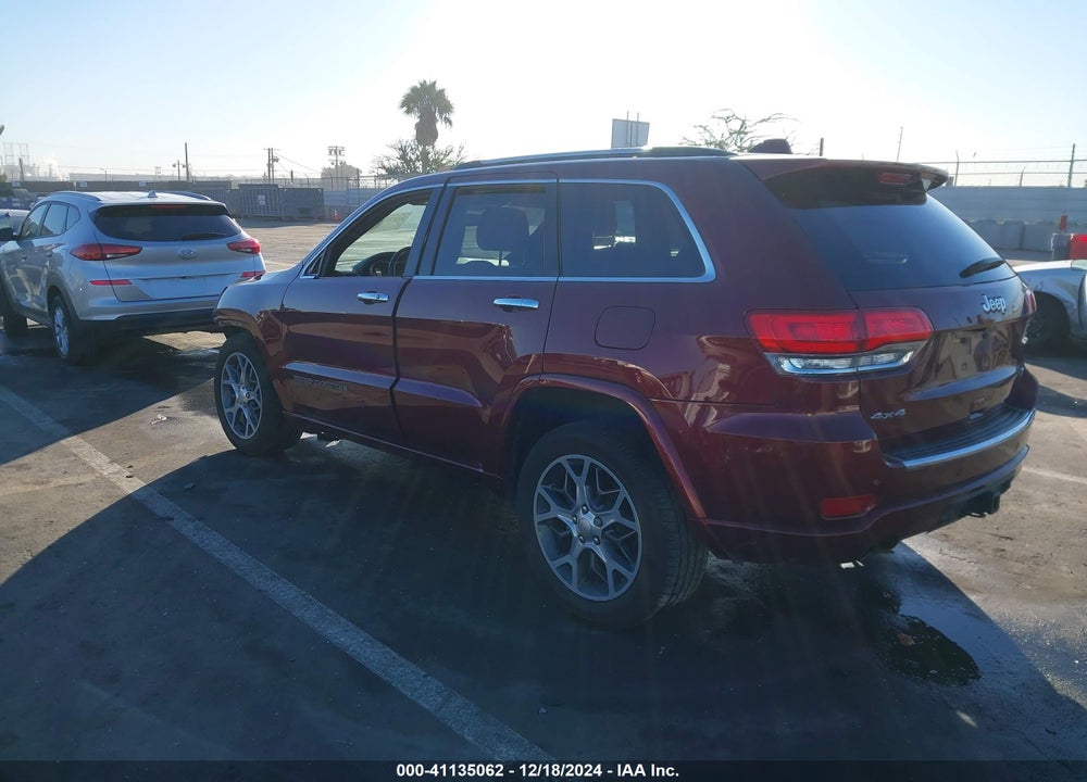 2019 JEEP GRAND CHEROKEE OVERLAND 4X4 VIN: 1C4RJFCG0KC726605