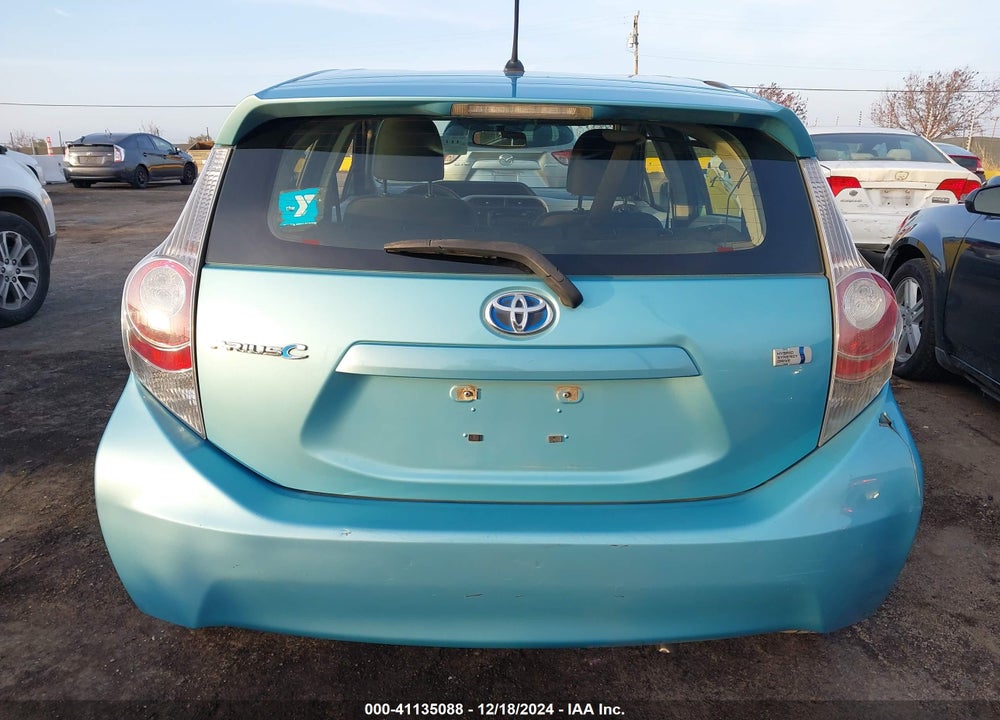 2012 TOYOTA PRIUS C TWO VIN: JTDKDTB38C1010599