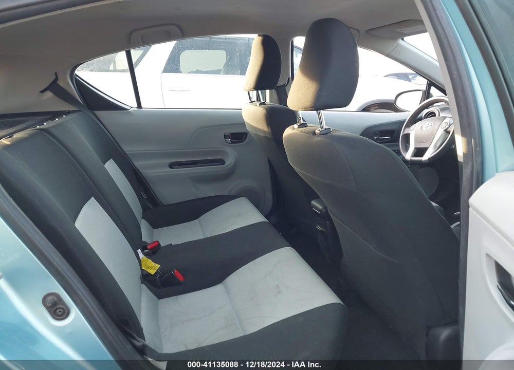 2012 TOYOTA PRIUS C TWO VIN: JTDKDTB38C1010599