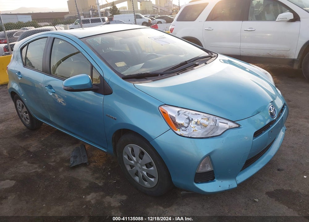 2012 TOYOTA PRIUS C TWO VIN: JTDKDTB38C1010599