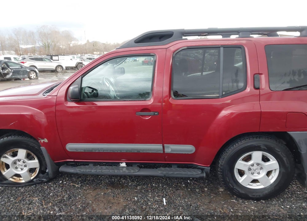 2005 NISSAN XTERRA S VIN: 5N1AN08W95C617414