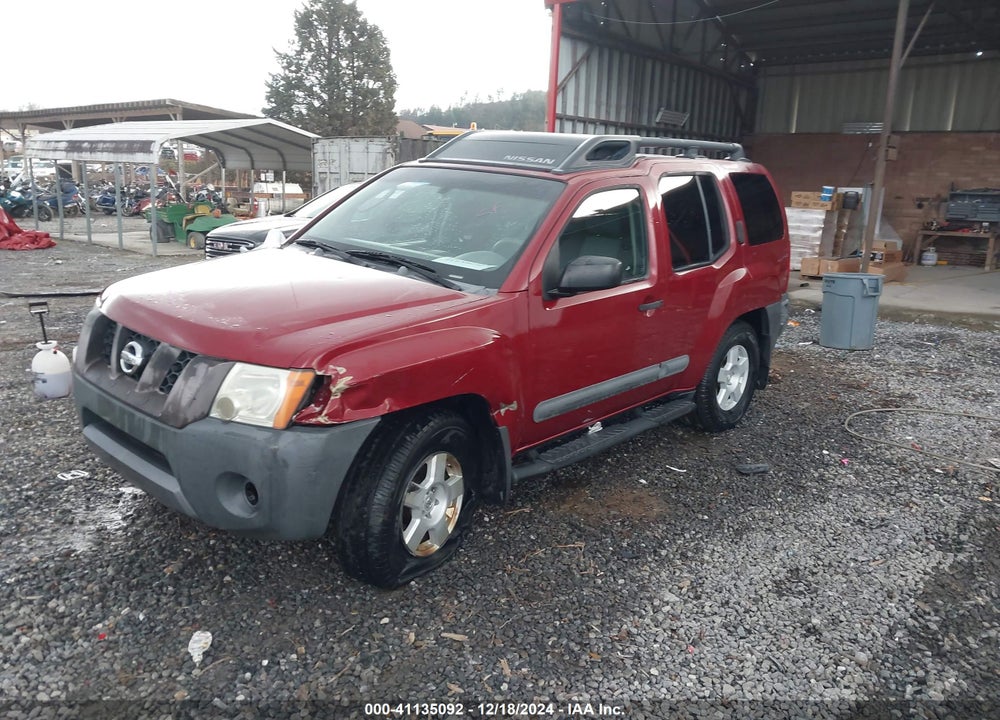 2005 NISSAN XTERRA S VIN: 5N1AN08W95C617414