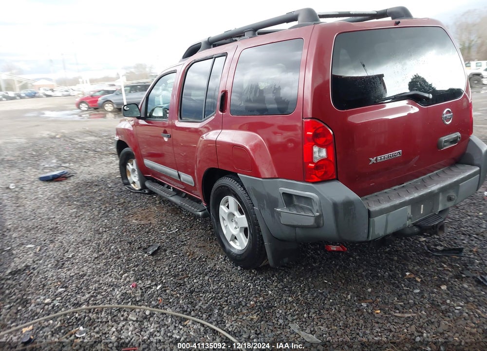 2005 NISSAN XTERRA S VIN: 5N1AN08W95C617414