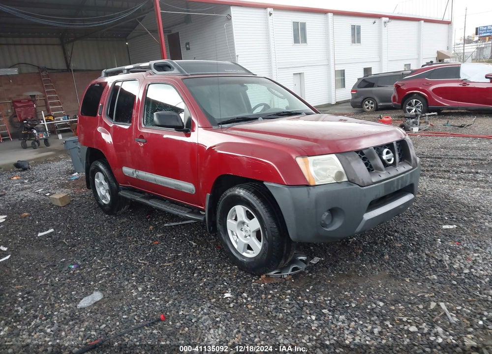 2005 NISSAN XTERRA S VIN: 5N1AN08W95C617414