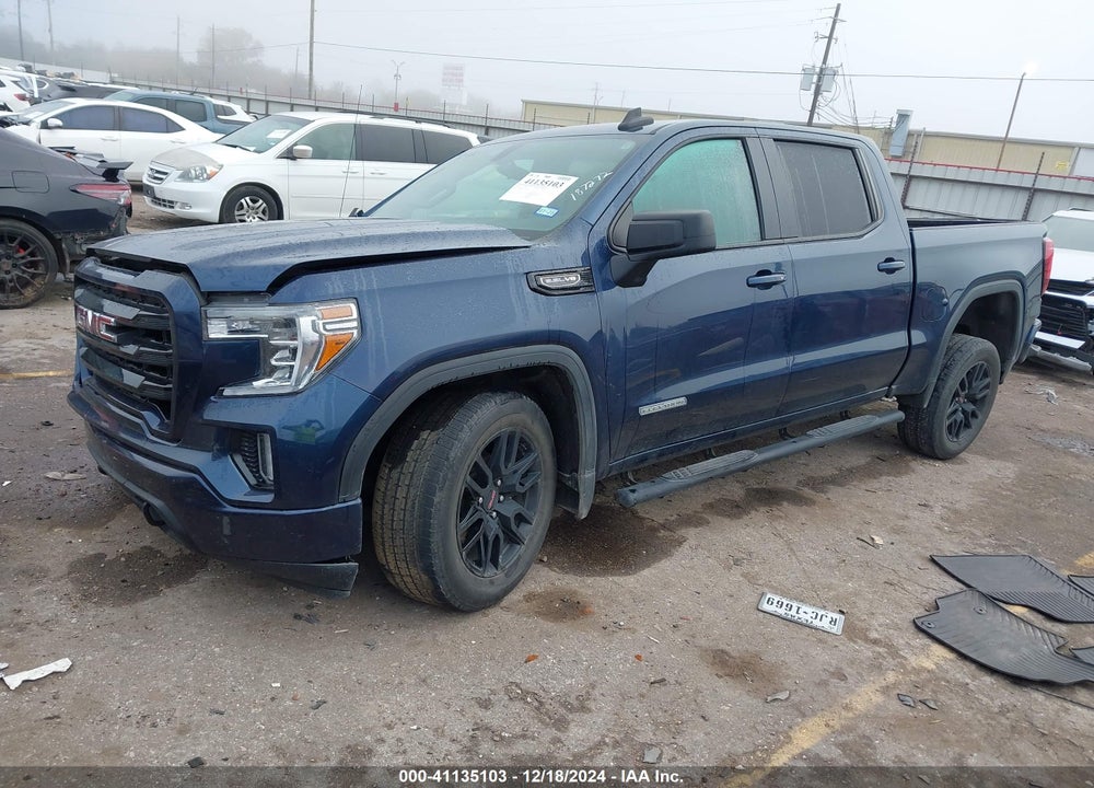 2022 GMC SIERRA 1500 LIMITED 2WD  SHORT BOX ELEVATION VIN: 3GTP8CED3NG191369