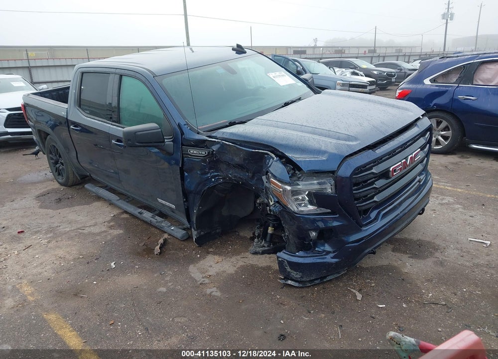 2022 GMC SIERRA 1500 LIMITED 2WD  SHORT BOX ELEVATION VIN: 3GTP8CED3NG191369