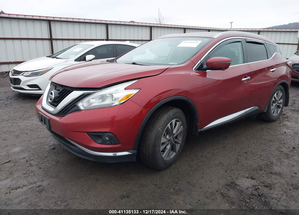 2017 NISSAN MURANO SL VIN: 5N1AZ2MH4HN203294