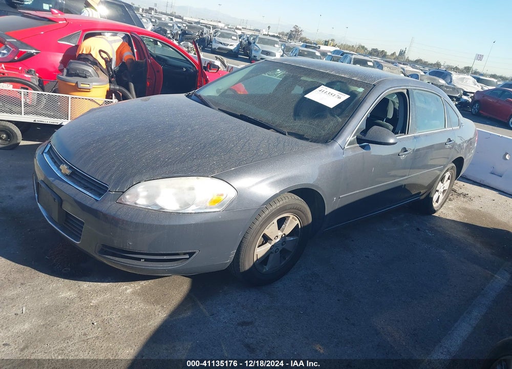 2008 CHEVROLET IMPALA LT VIN: 2G1WT58N889191398