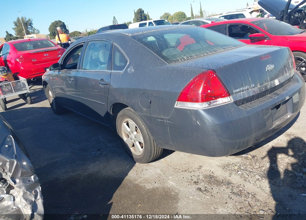 2008 CHEVROLET IMPALA LT VIN: 2G1WT58N889191398