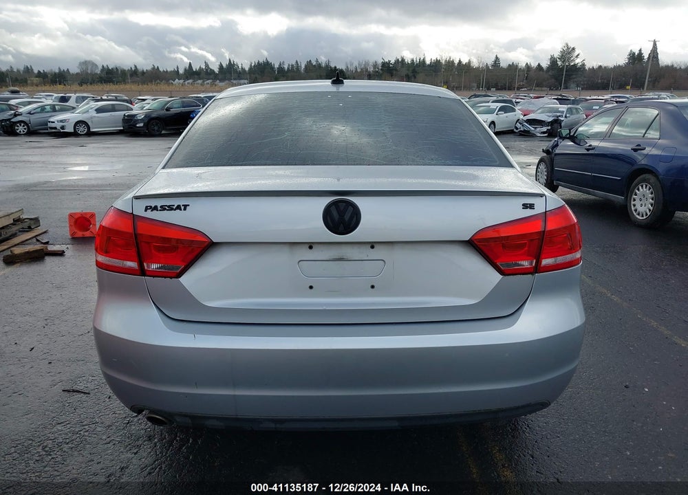 2012 VOLKSWAGEN PASSAT VIN: 1VWBP7A31CC049763