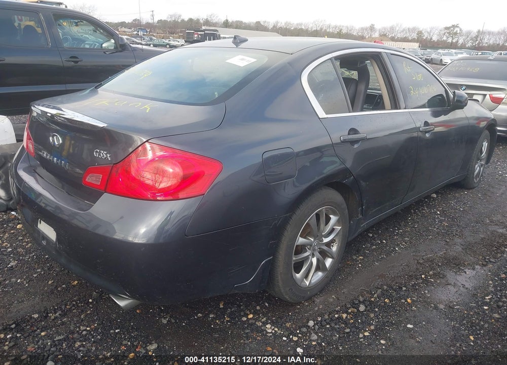 2008 INFINITI G35X VIN: JNKBV61F98M250842