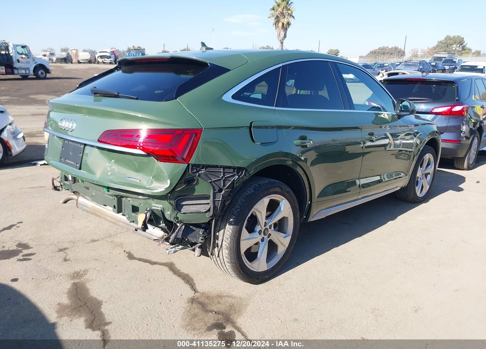 2021 AUDI Q5 SPORTBACK PREMIUM PLUS 45 TFSI QUATTRO S TRONIC VIN: WA15AAFY4M2126744