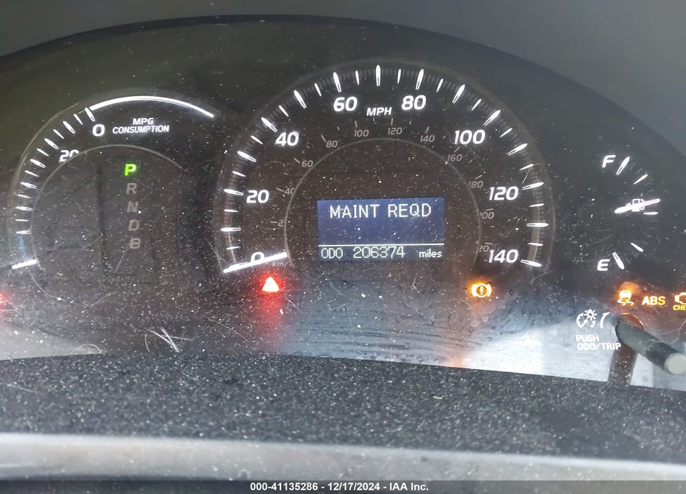 2009 TOYOTA CAMRY HYBRID VIN: JTNBB46K693051822