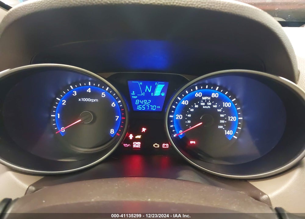 2012 HYUNDAI TUCSON GLS VIN: KM8JUCAC0CU346867