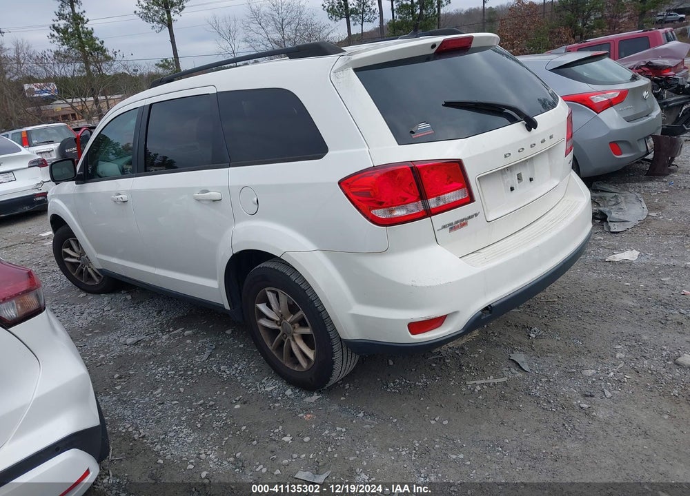 2016 DODGE JOURNEY SXT VIN: 3C4PDCBB2GT118809