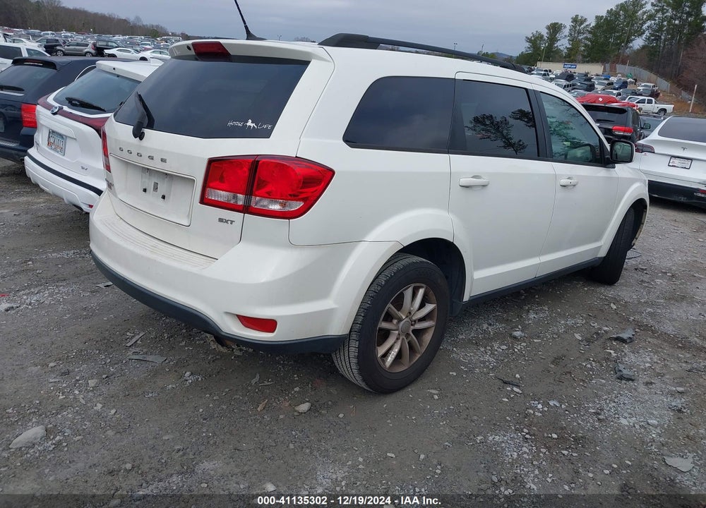 2016 DODGE JOURNEY SXT VIN: 3C4PDCBB2GT118809