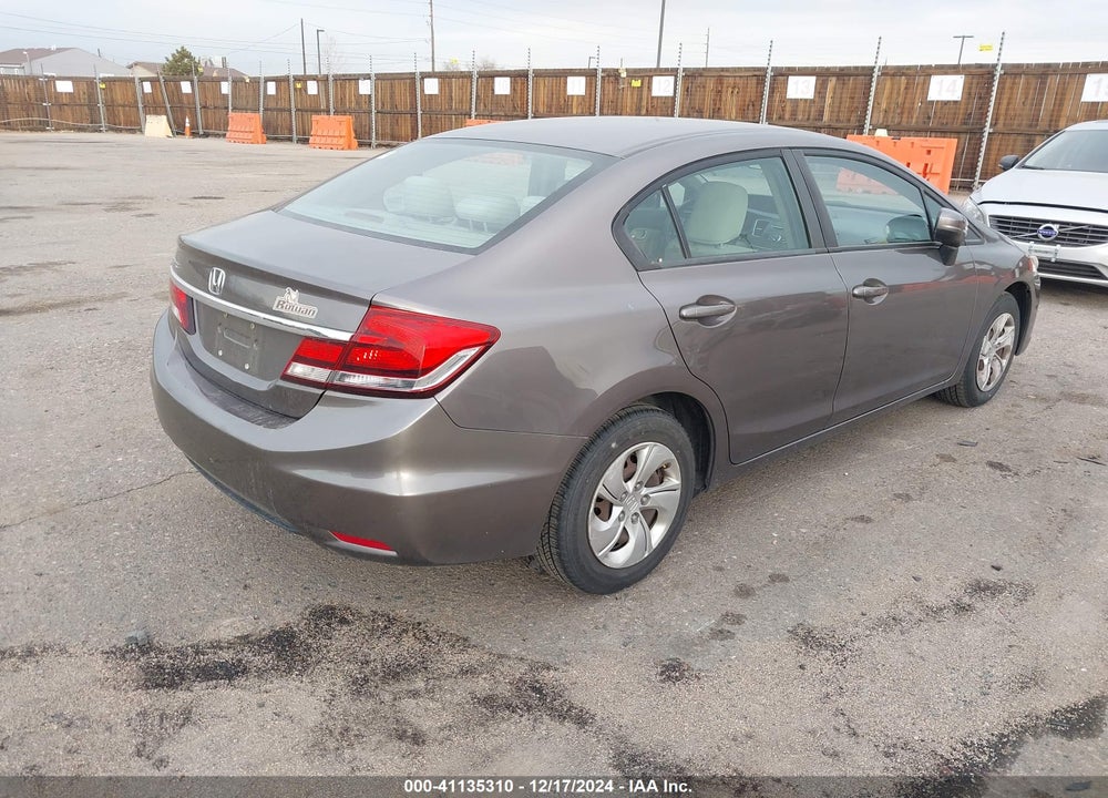 2014 HONDA CIVIC LX VIN: 19XFB2F58EE058732