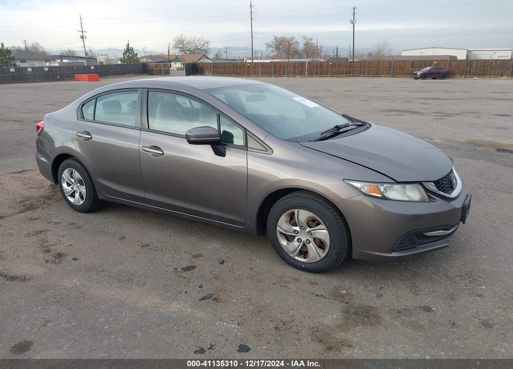2014 HONDA CIVIC LX VIN: 19XFB2F58EE058732