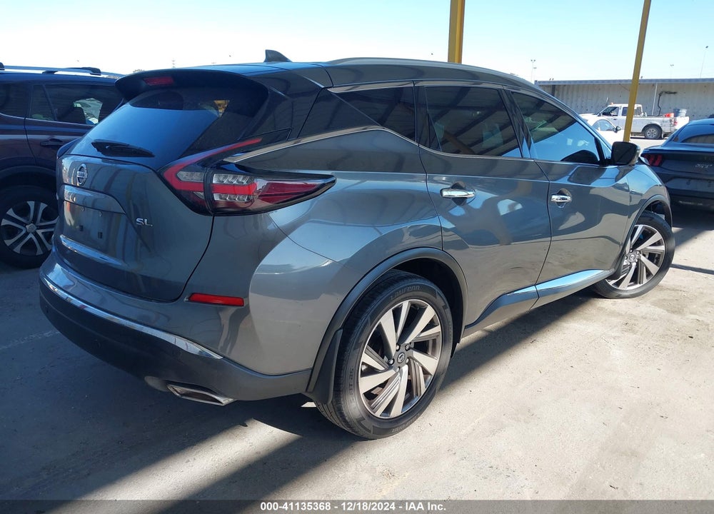 2019 NISSAN MURANO SL VIN: 5N1AZ2MJ6KN140337