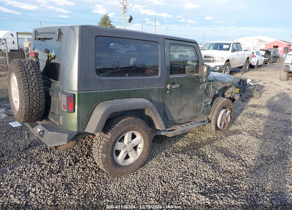 2008 JEEP WRANGLER X VIN: 1J4FA24108L560286