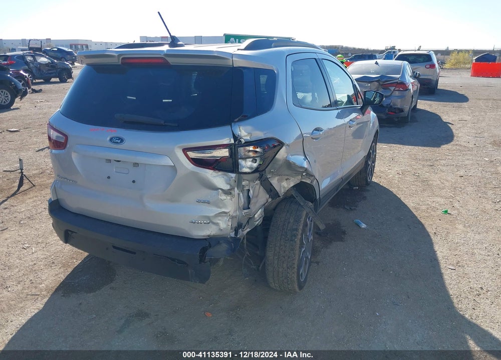 2020 FORD ECOSPORT SES VIN: MAJ6S3JL2LC314997