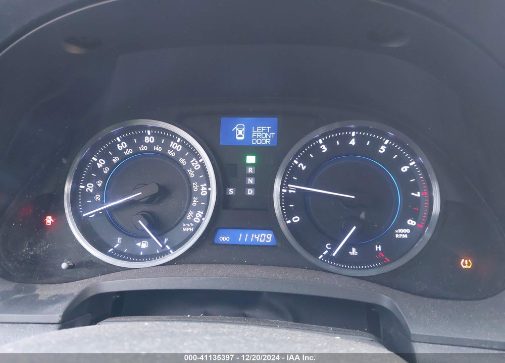 2011 LEXUS IS 250 VIN: JTHBF5C24B5138338