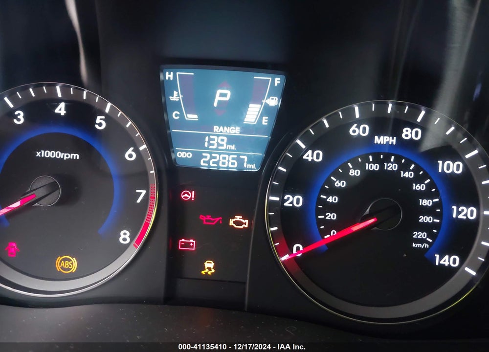 2014 HYUNDAI ACCENT GS VIN: KMHCT5AE4EU181417
