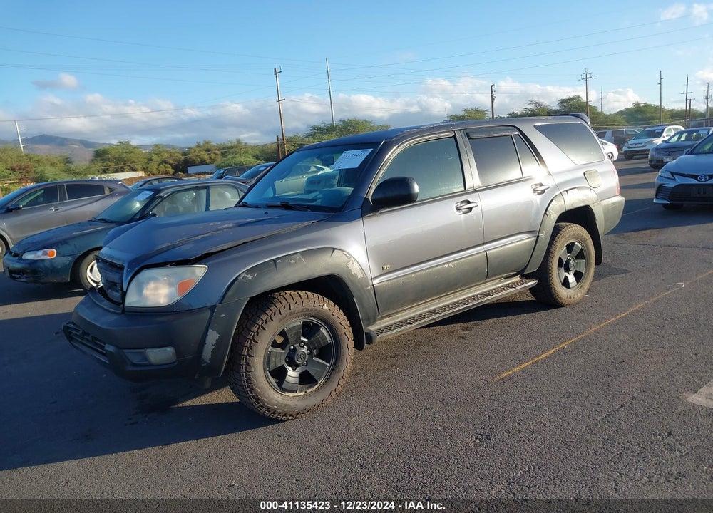 2003 TOYOTA 4RUNNER SR5 SPORT V8/SR5 V8 VIN: JTEZT14R130010601